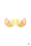 Its Just an Expression - Yellow Paparazzi Earrings