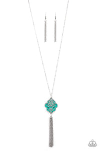 Paparazzi Necklace - Malibu Mandala - Green (#298)