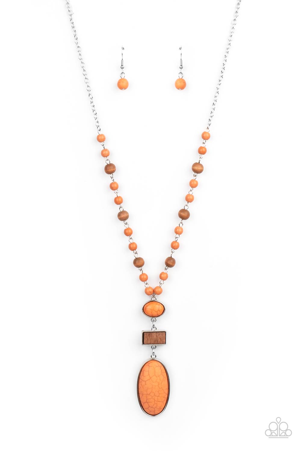 Naturally Essential - Orange Paparazzi Necklace