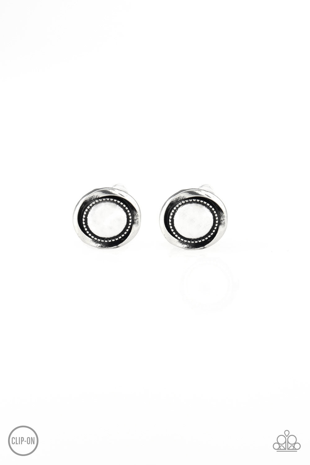 Paparazzi Earrings - Out Of This Galaxy - Silver (#707)