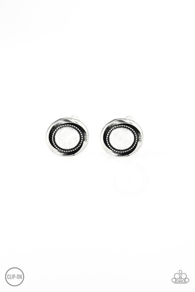 Paparazzi Earrings - Out Of This Galaxy - Silver (#707)