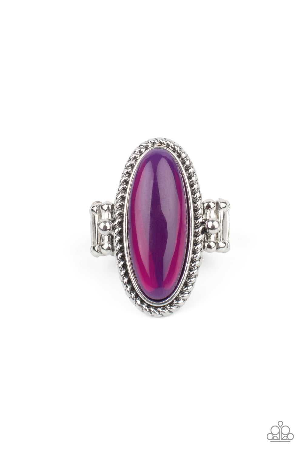 Oval Oasis - Purple Paparazzi Ring (R426)