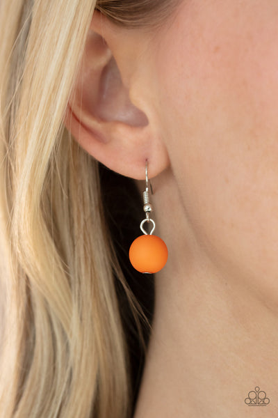 POP-ular Opinion - Orange Paparazzi Necklace (#2640)