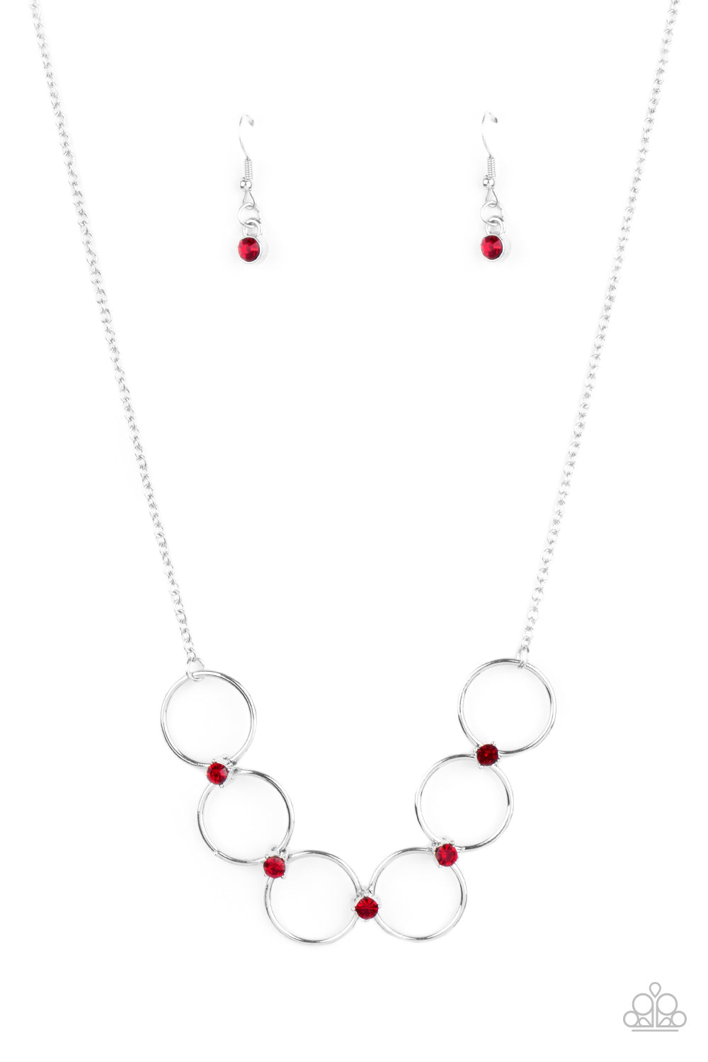 Regal Society - Red Paparazzi Necklace (PZ-4230)