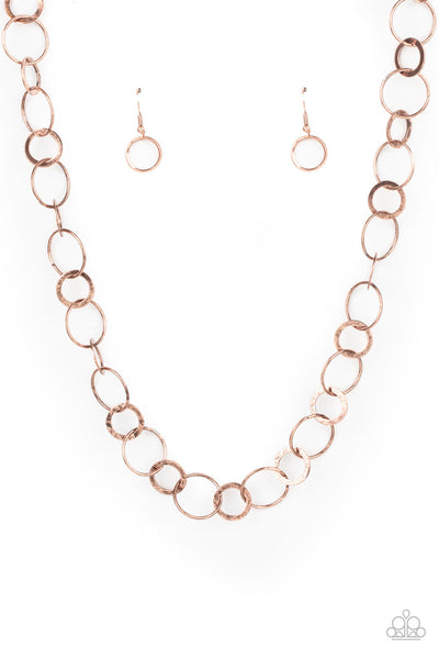 Revolutionary Radiance - Copper Paparazzi Necklace