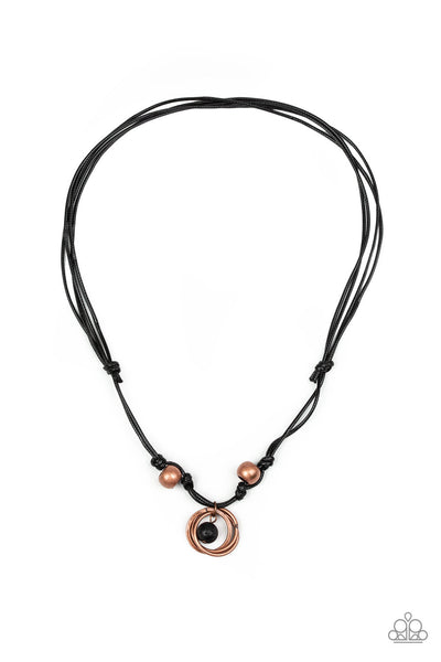 Rural Ringleader - Copper Paparazzi Necklace (PZ-239)