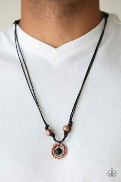 Rural Ringleader - Copper Paparazzi Necklace (PZ-239)