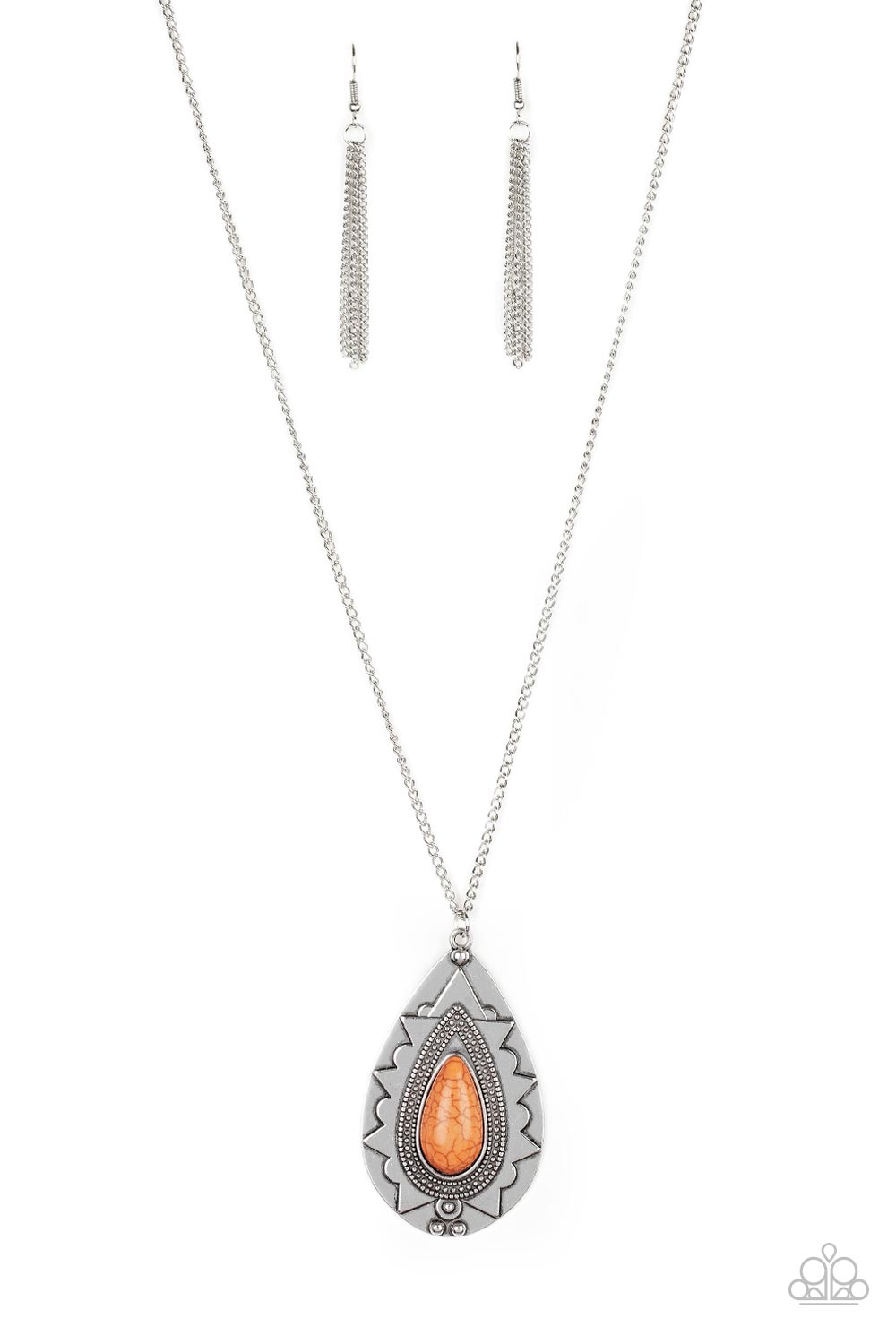 Sedona Solstice - Orange Paparazzi Necklace