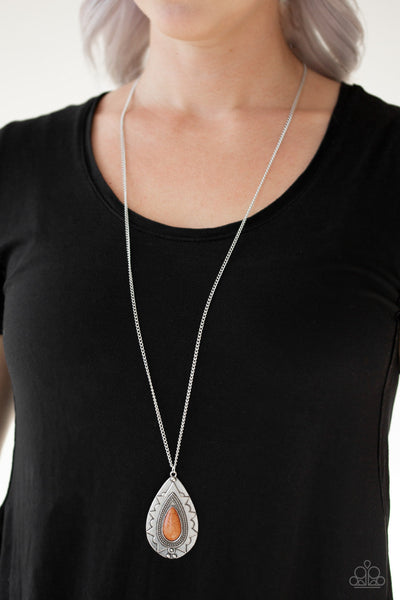 Sedona Solstice - Orange Paparazzi Necklace