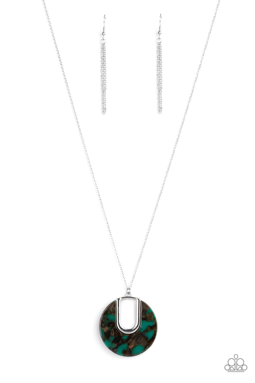 Setting The Fashion - Green Paparazzi Necklace