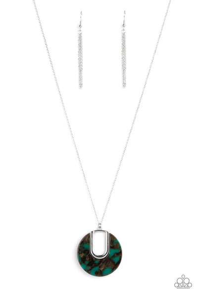 Setting The Fashion - Green Paparazzi Necklace