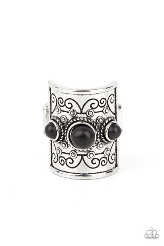 Southwestern Scenery - Black Paparazzi Ring