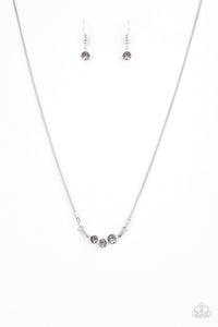 Sparkling Stargazer - Silver Paparazzi Necklace