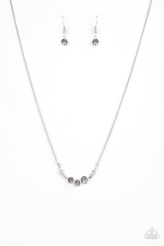 Sparkling Stargazer - Silver Paparazzi Necklace