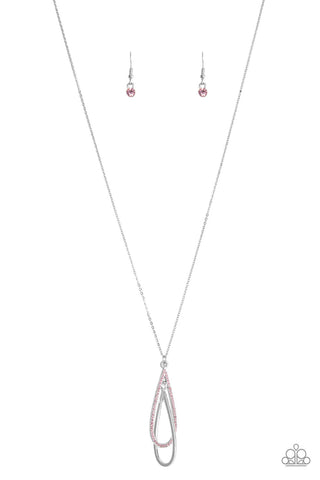 Paparazzi Long Necklace - Step Into the Spotlight - Pink (PZ-480)