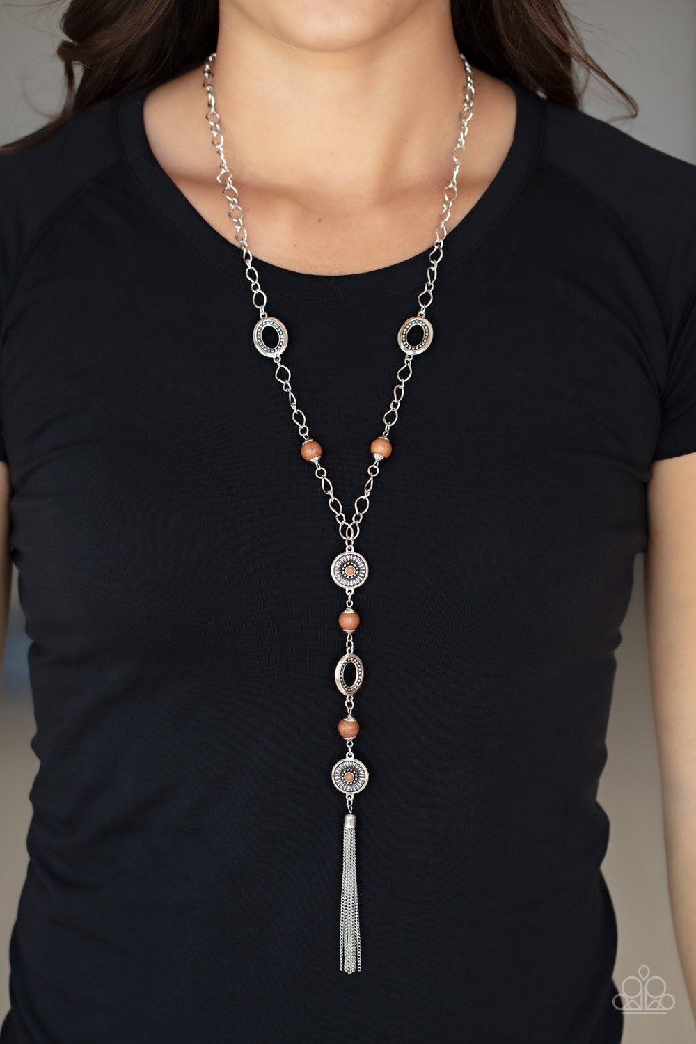 The Natural Order - Brown Paparazzi Necklace (#4392)