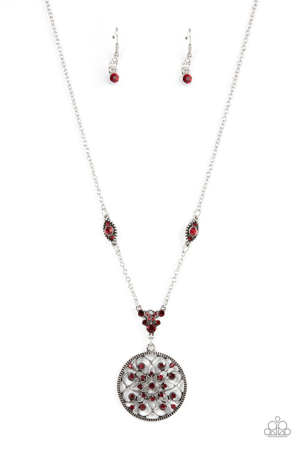 TIMELESS Traveler - Red Paparazzi Necklace (#4822)