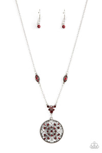 TIMELESS Traveler - Red Paparazzi Necklace (#4822)
