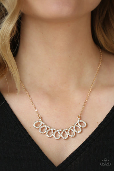 Timeless Trimmings - Gold Paparazzi Necklace