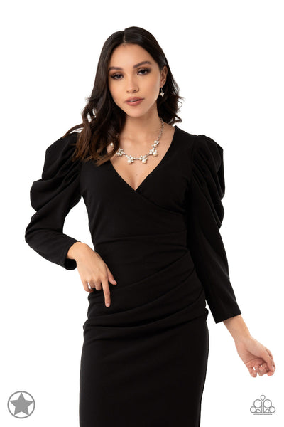 Toast To Perfection - White Paparazzi Blockbuster Necklace