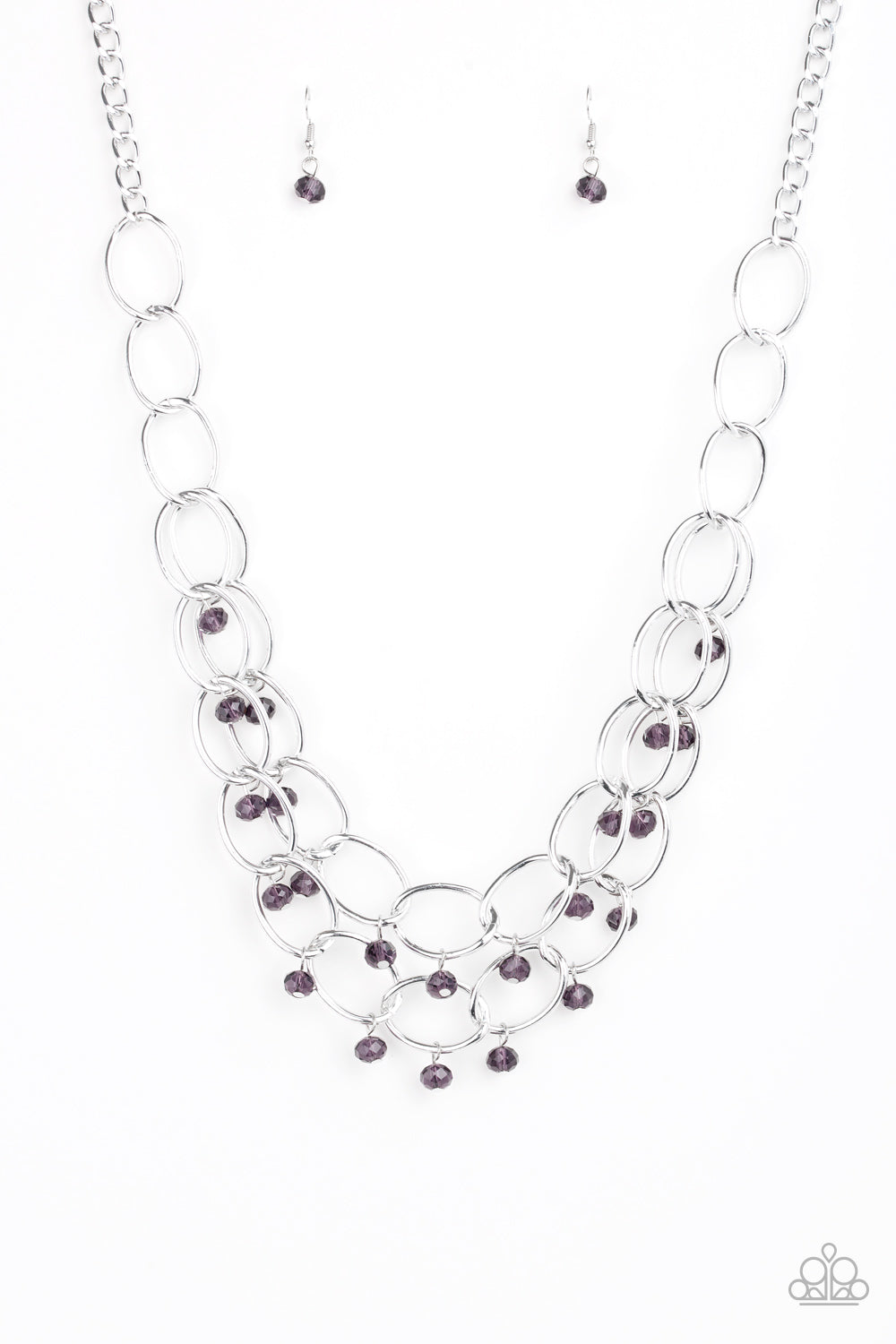 Yacht Tour - Purple Paparazzi Necklace