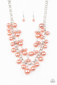 Paparazzi Necklace - BALLROOM Service - Orange (#769)