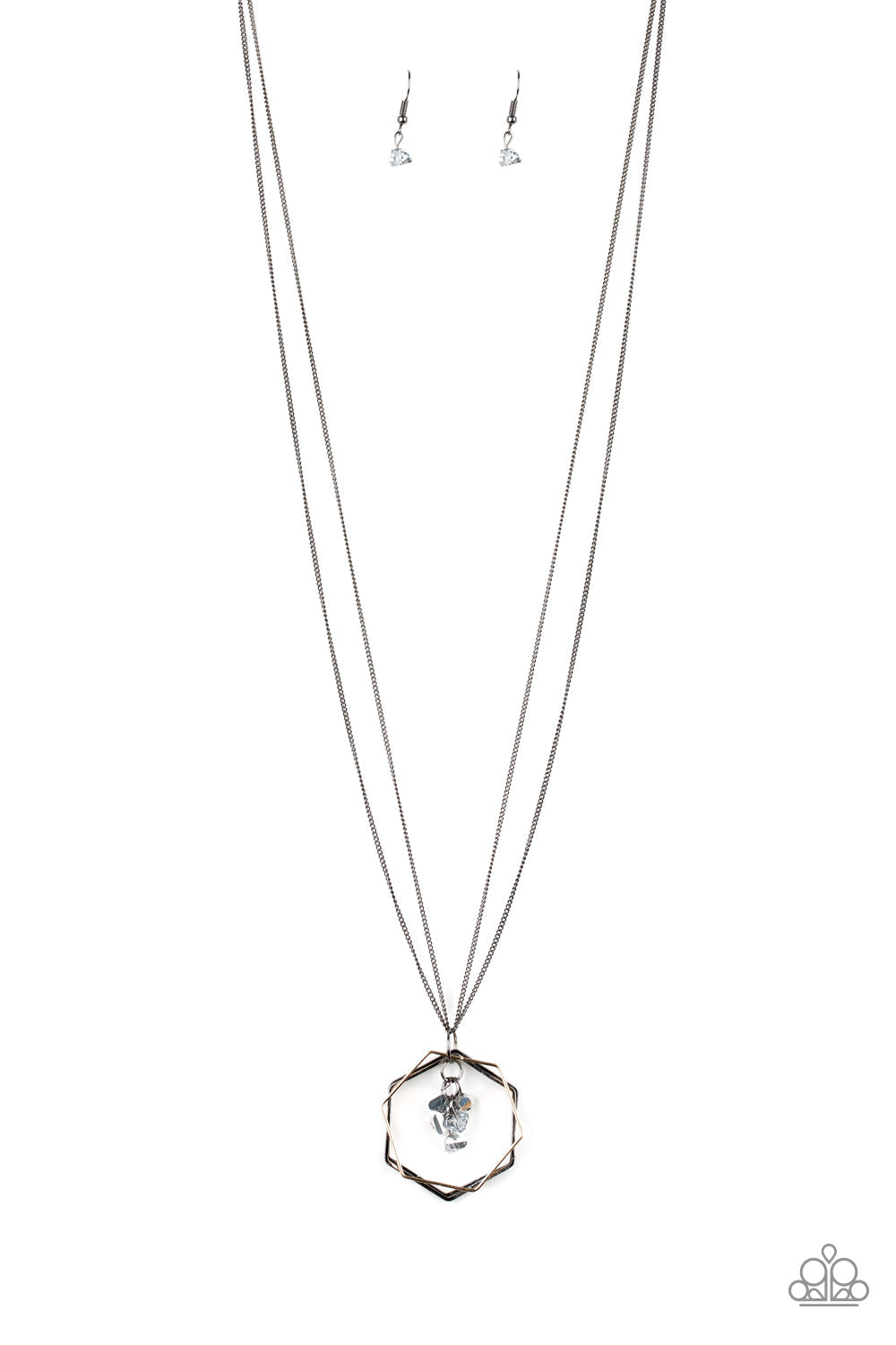 Paparazzi Necklace - Chicly Geocentric - Multi (PZ-299)