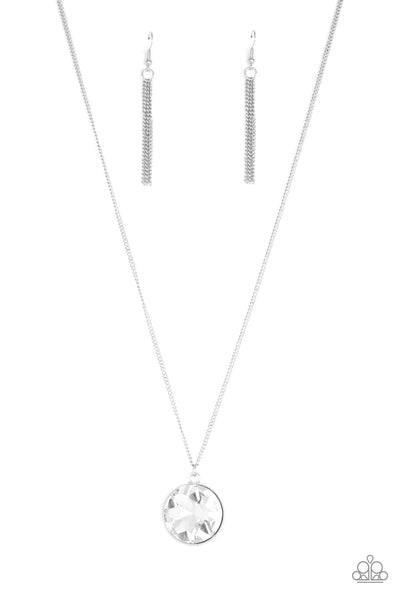 Dauntless Diva - White Paparazzi Necklace