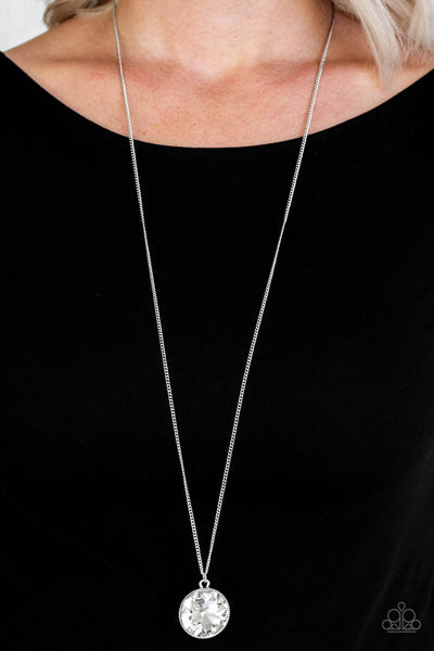 Dauntless Diva - White Paparazzi Necklace