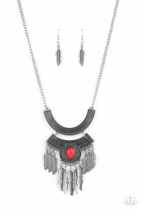 Desert Devotion - Red Paparazzi Necklace