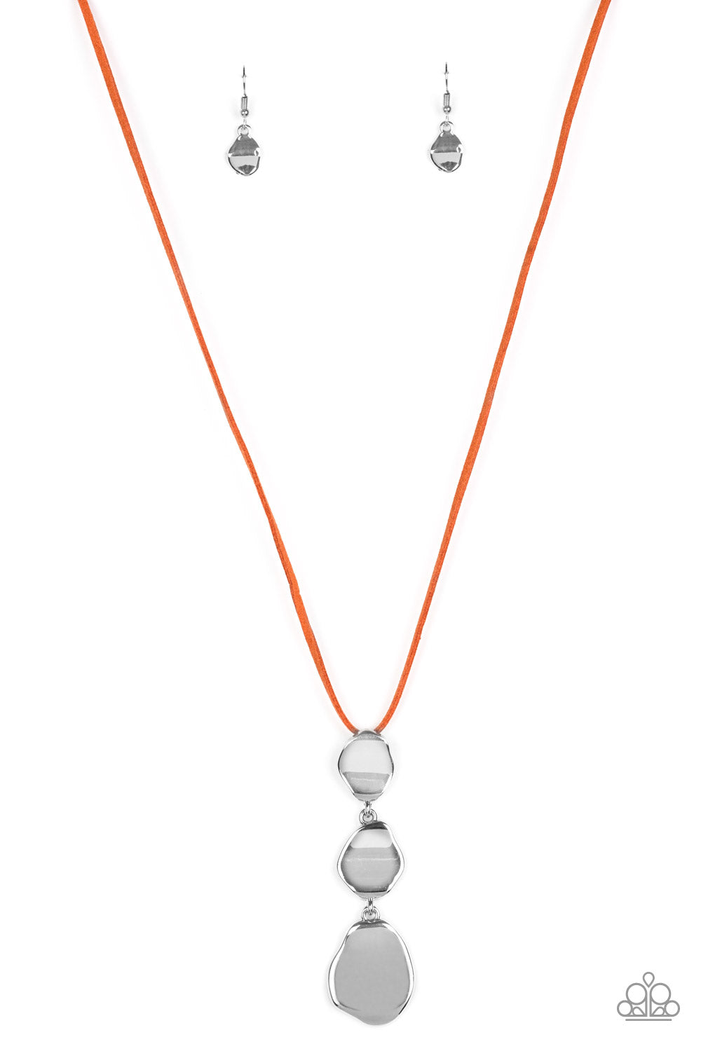 Paparazzi Necklace - Embrace The Journey - Orange (PZ-1059)