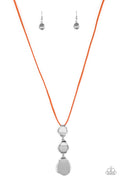 Paparazzi Necklace - Embrace The Journey - Orange (PZ-1059)