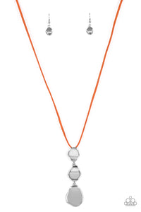 Paparazzi Necklace - Embrace The Journey - Orange (#1059)