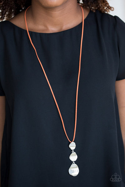 Paparazzi Necklace - Embrace The Journey - Orange (#1059)