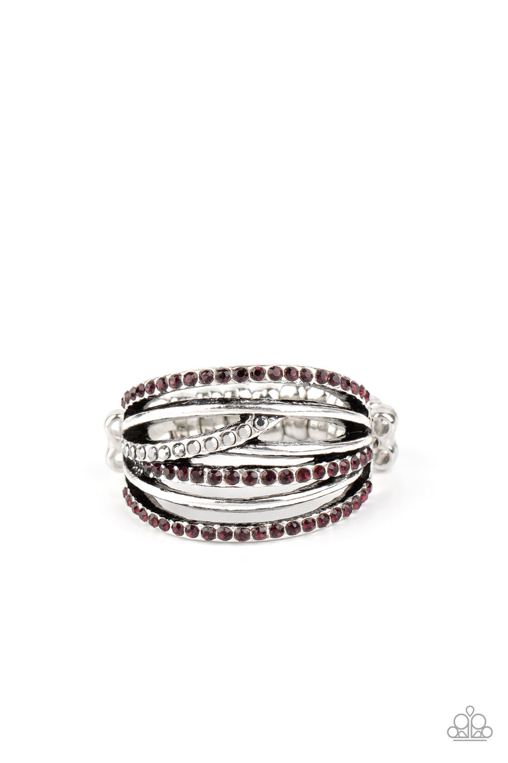 Get a Move on! - Purple Paparazzi Ring