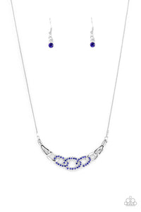 KNOT In Love - Blue Paparazzi Necklace