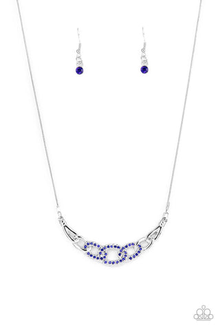 KNOT In Love - Blue Paparazzi Necklace