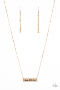 Paparazzi Necklace - Land Of The Free - Gold (PZ-510)