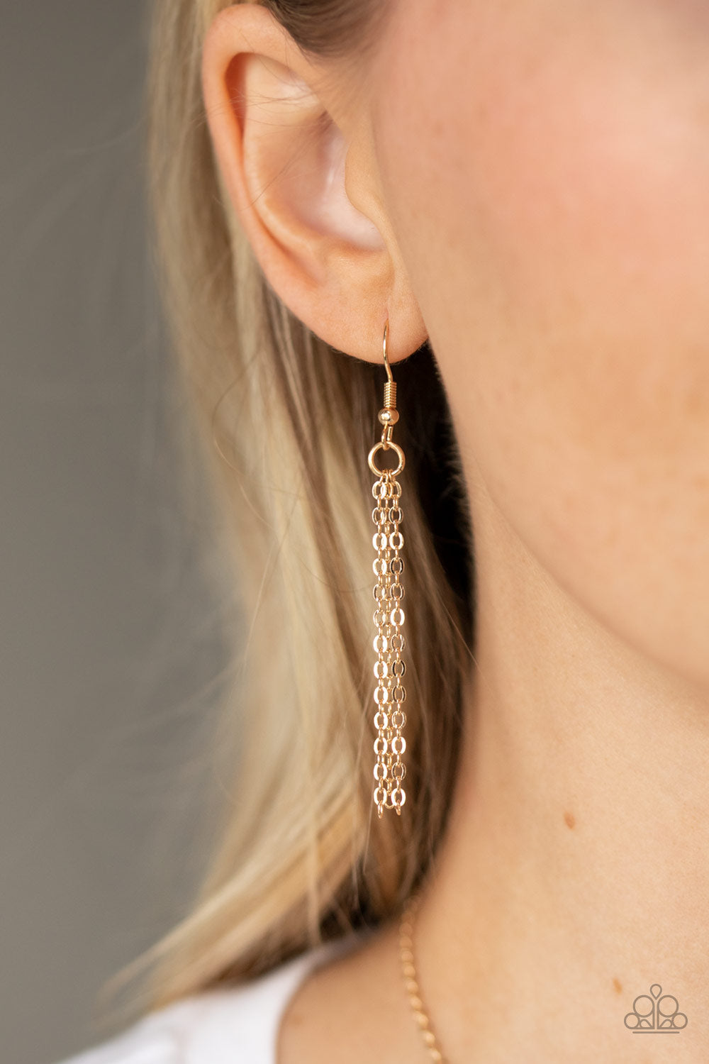 Paparazzi Necklace - Land Of The Free - Gold (PZ-510)