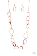Paparazzi Necklace - Metro Nouveau - Copper (PZ-1212)