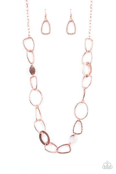 Paparazzi Necklace - Metro Nouveau - Copper (#1212)