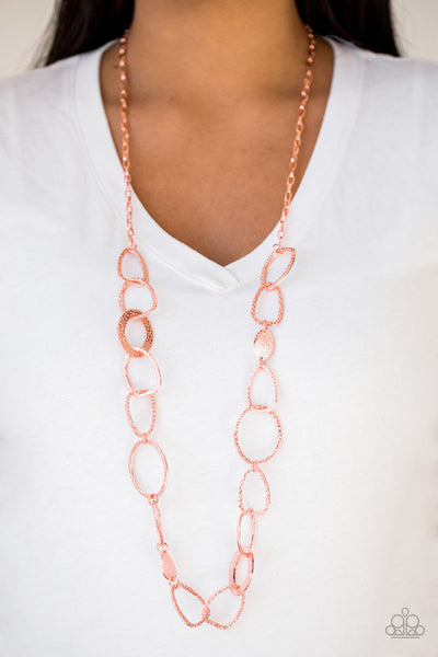 Paparazzi Necklace - Metro Nouveau - Copper (#1212)