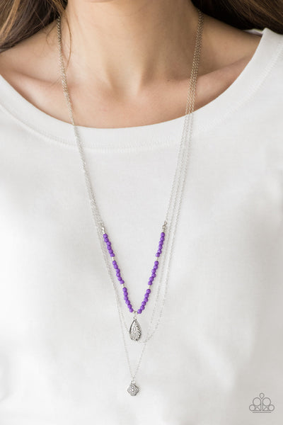 Mild Wild - Purple Paparazzi Necklace