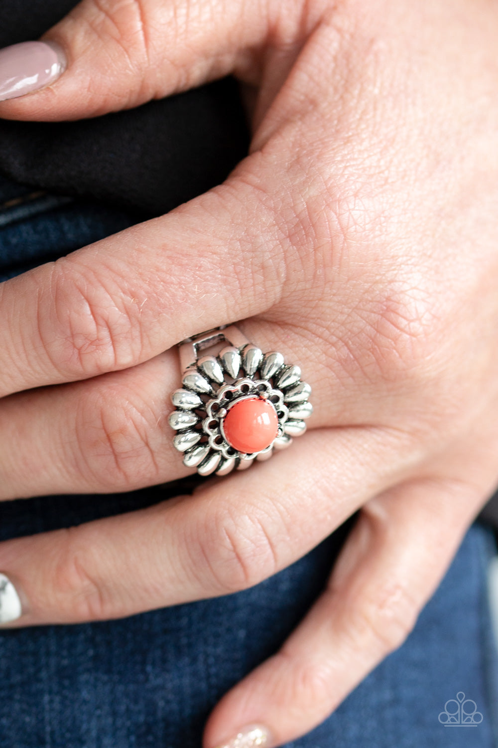Paparazzi Orange Ring - Poppy Pep - Orange (R234)
