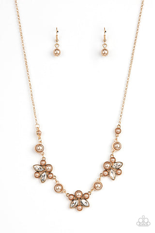 Royally Ever After - Brown Paparazzi Necklace (#4276)