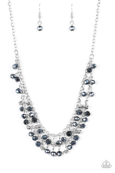 Paparazzi Necklace - So In Season - Blue (PZ-042)