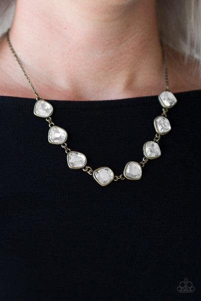 Paparazzi Short Necklace - The Imperfectionist - Brass (#414)