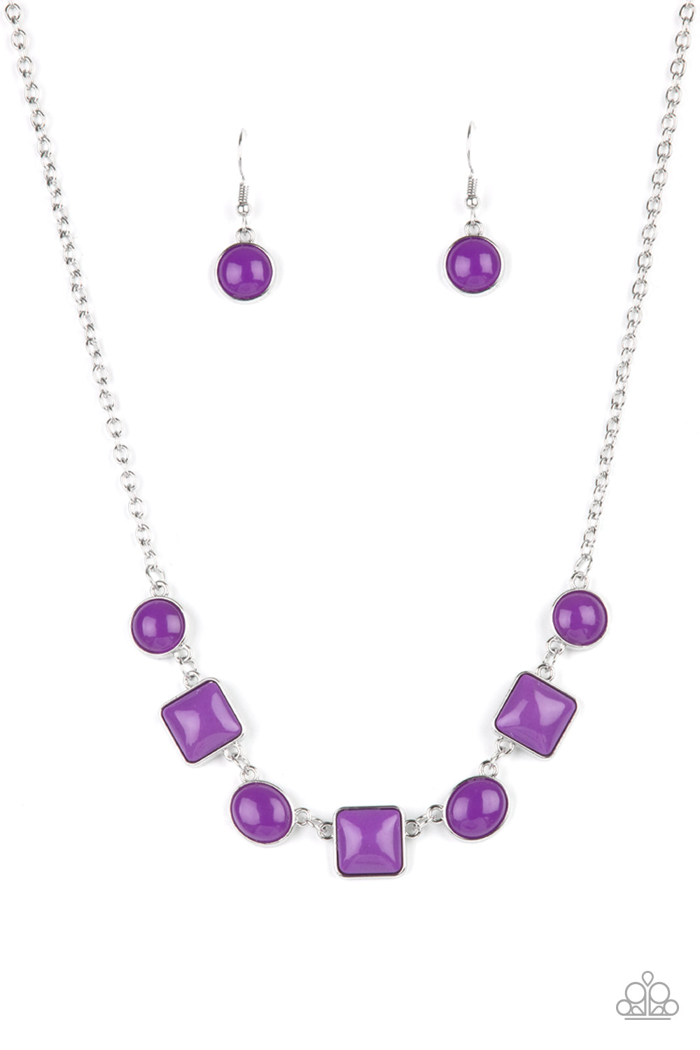 Trend Worthy - Purple Paparazzi Necklace