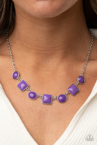 Trend Worthy - Purple Paparazzi Necklace