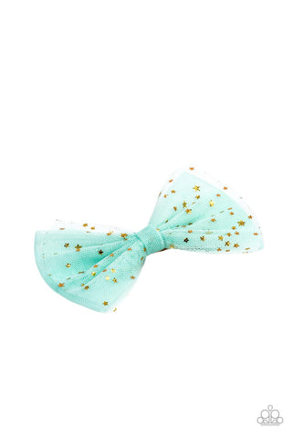 Twinkly Tulle - Green Paparazzi Hair Clip Accessories